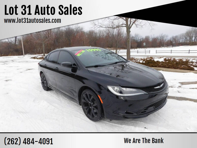 2015 Chrysler 200 for sale at Lot 31 Auto Sales in Kenosha WI