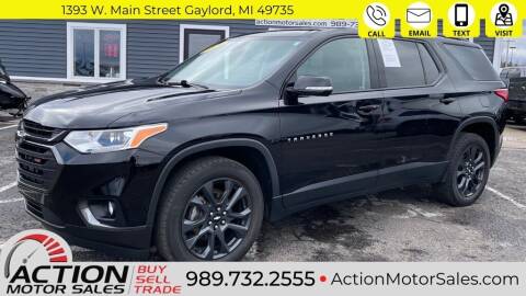 2019 Chevrolet Traverse for sale at Action Motor Sales in Gaylord MI