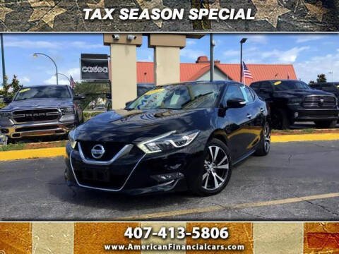 2018 Nissan Maxima for sale at American Financial Cars in Orlando FL