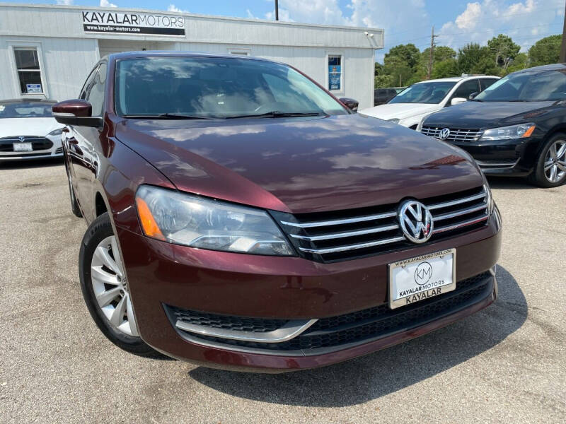 2014 Volkswagen Passat for sale at KAYALAR MOTORS in Houston TX