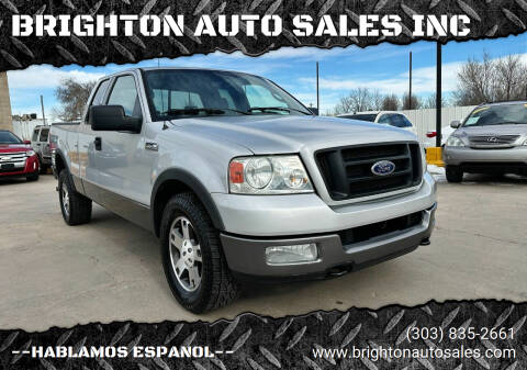 2004 Ford F-150 for sale at BRIGHTON AUTO SALES INC in Brighton CO