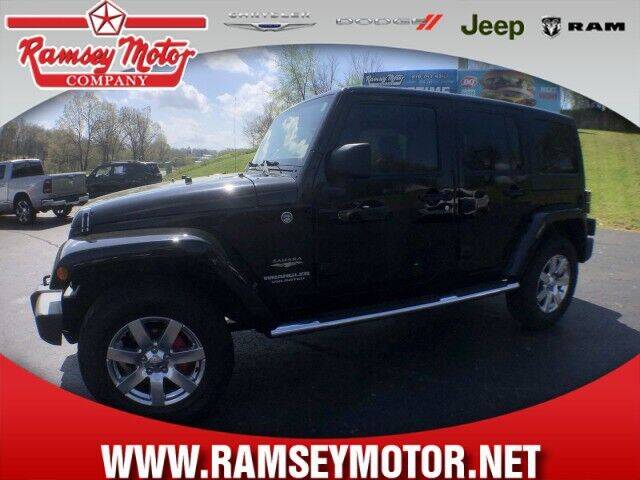 2012 Jeep Wrangler Unlimited for sale at RAMSEY MOTOR CO in Harrison AR