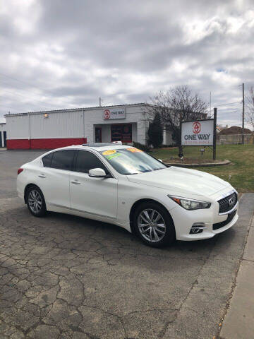 2014 Infiniti Q50 for sale at One Way Auto Exchange in Milwaukee WI