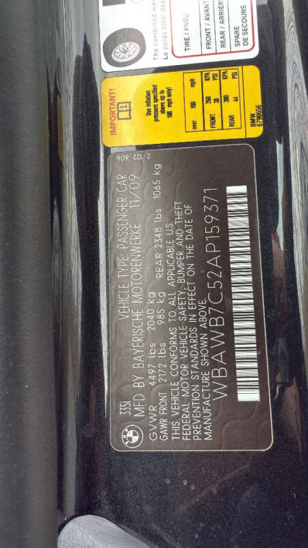 2010 BMW 3 Series 335i