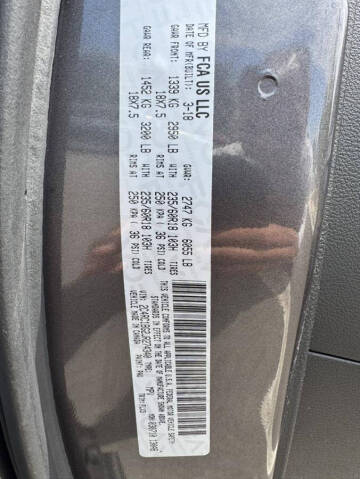 2018 Chrysler Pacifica Touring L