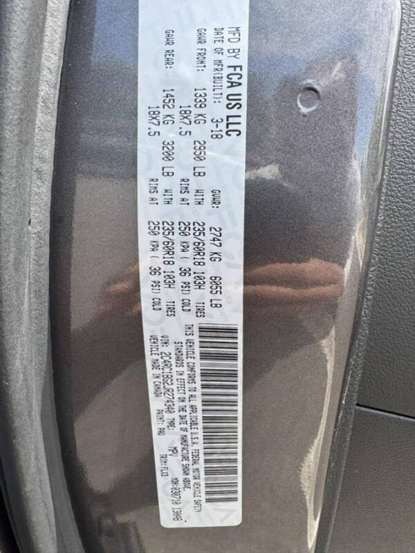 2018 Chrysler Pacifica Touring L