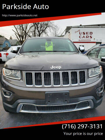 2014 Jeep Grand Cherokee for sale at Parkside Auto in Niagara Falls NY