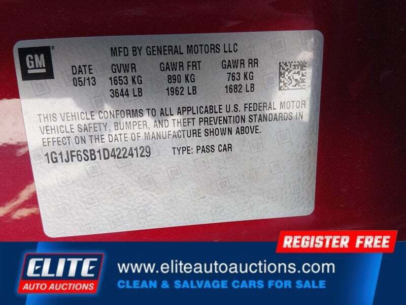 2013 Chevrolet Sonic LTZ Manual