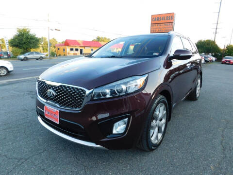 2016 Kia Sorento for sale at Cars 4 Less in Manassas VA