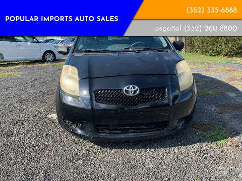2007 Toyota Yaris for sale at Popular Imports Auto Sales in Gainesville FL