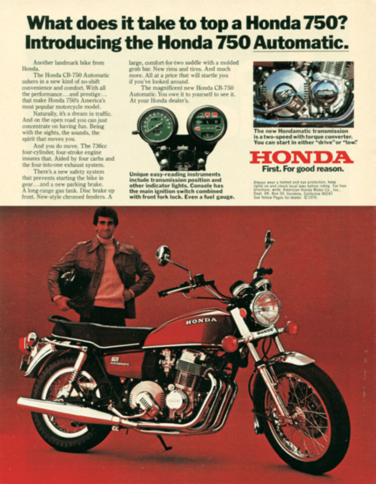 1978 Honda CB750A Automatic 12