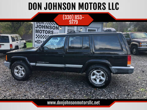 2001 Jeep Cherokee for sale at DON JOHNSON MOTORS LLC in Lisbon OH