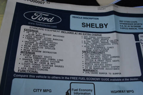 2007 Ford Shelby GT500