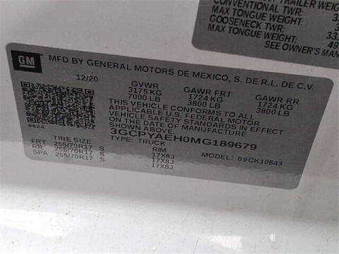 2021 Chevrolet Silverado 1500