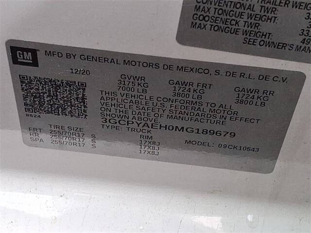 2021 Chevrolet Silverado 1500