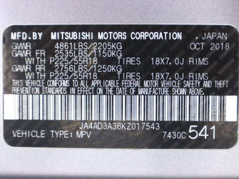 2019 Mitsubishi Outlander SEL