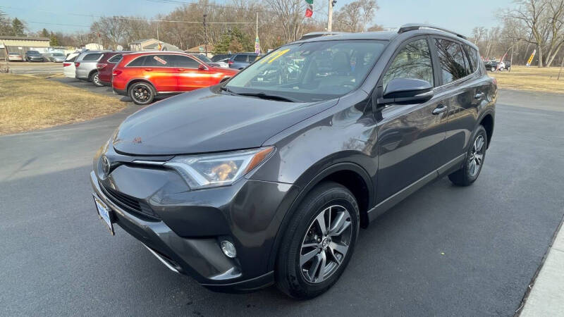 2017 Toyota RAV4 for sale at North American Credit Inc. in Waukegan IL