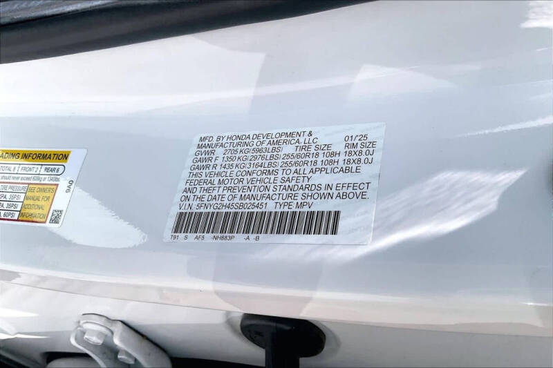 2025 Honda Pilot EX-L+