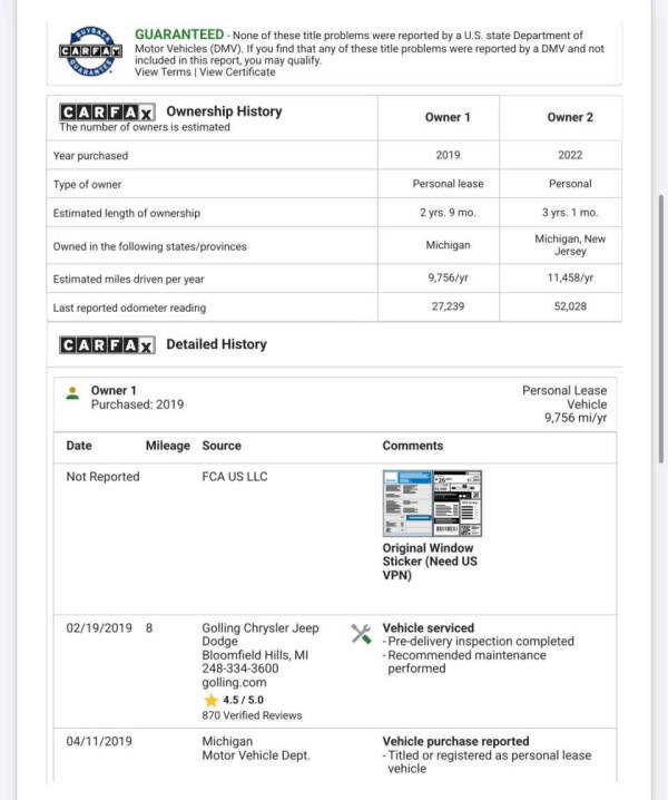 2019 Chrysler Pacifica