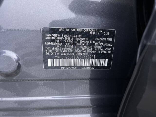 2025 Subaru Forester Touring Hybrid