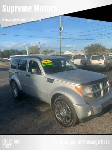 2011 Dodge Nitro for sale at Supreme Motors in Leesburg FL