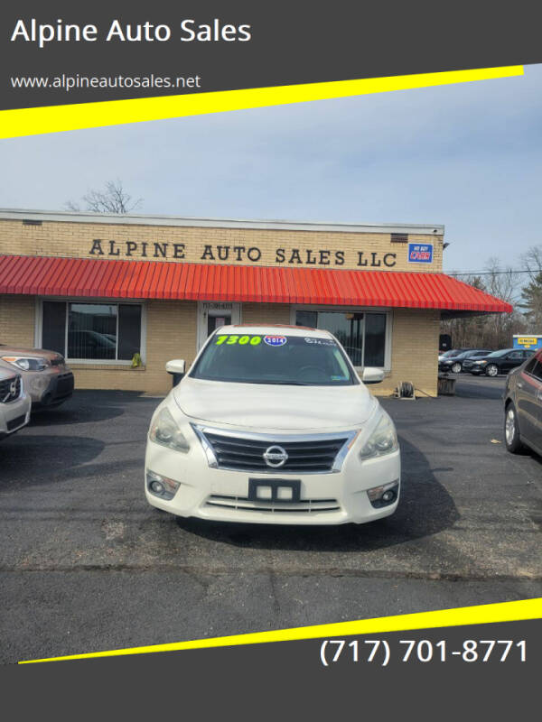 2014 Nissan Altima for sale at Alpine Auto Sales in Carlisle PA