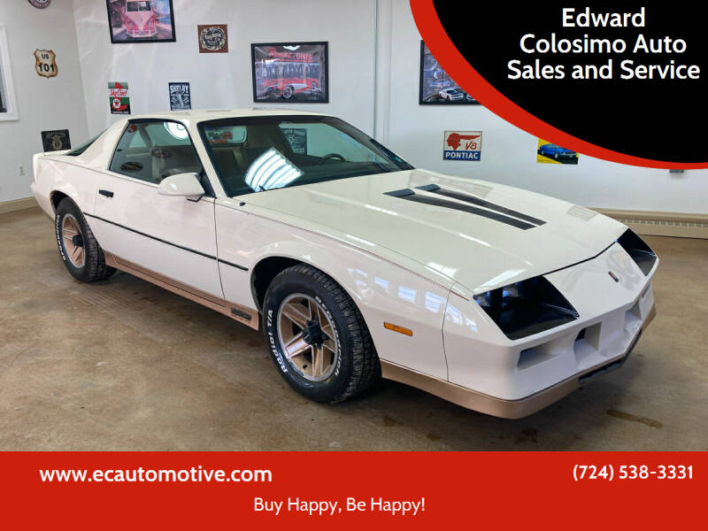 1984 Chevrolet Camaro for sale at Edward Colosimo Auto Sales and Service in Evans City PA