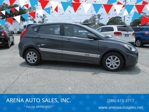 2013 Hyundai Accent for sale at ARENA AUTO SALES,  INC. in Holly Hill FL