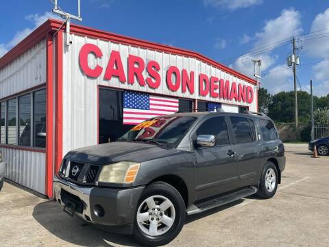 2004 Nissan Armada for sale at Cars On Demand 2 in Pasadena TX