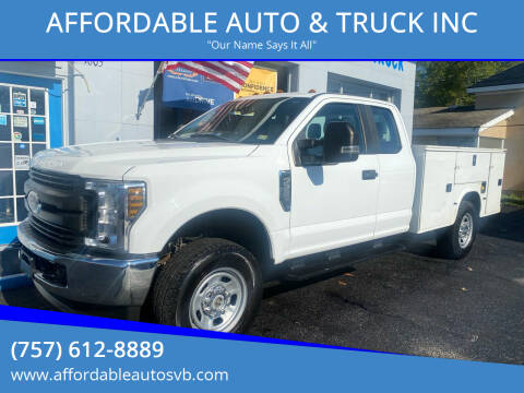 2018 Ford F-350 Super Duty for sale at AFFORDABLE AUTO & TRUCK INC in Virginia Beach VA