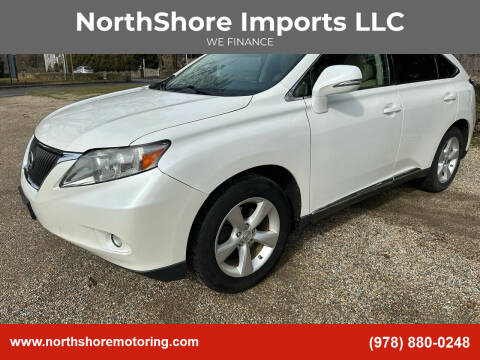 2010 Lexus RX 350 for sale at NorthShore Imports LLC in Beverly MA