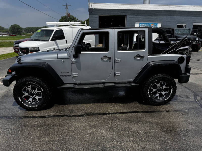 Used 2016 Jeep Wrangler Unlimited Sport S with VIN 1C4HJWDG8GL124780 for sale in Green Bay, WI