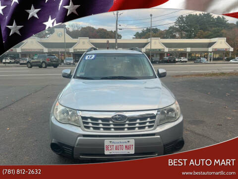 2012 Subaru Forester for sale at Best Auto Mart in Weymouth MA