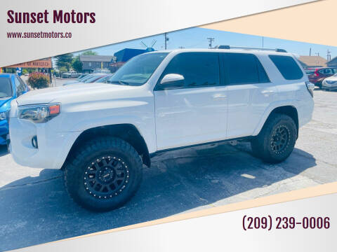 2020 Toyota 4Runner for sale at Sunset Motors in Manteca CA