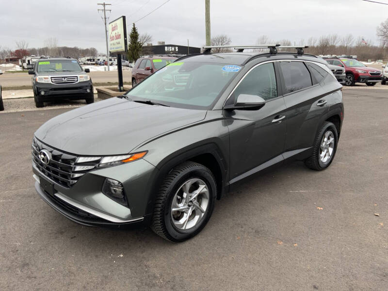 Used 2022 Hyundai Tucson SEL with VIN 5NMJBCAEXNH039129 for sale in Traverse City, MI