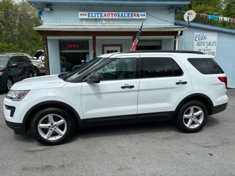 2018 Ford Explorer for sale at Elite Auto Sales Inc in Front Royal VA