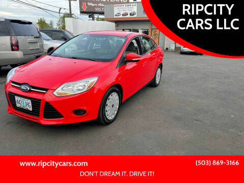 2013 Ford Focus for sale at RIPCITY CARS LLC in Portland OR