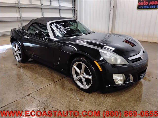 Black 2008 Saturn SKY Red Line Convertible Red Line 2dr Convertible 1