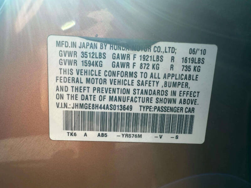 2010 Honda Fit Sport