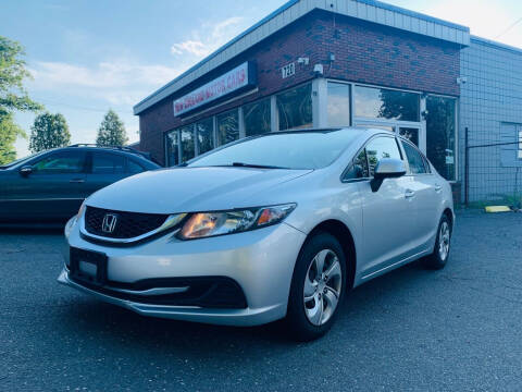 2013 Honda Civic for sale at New England Motor Cars in Springfield MA