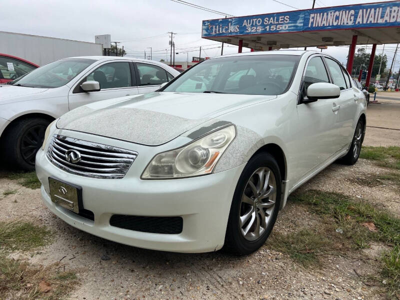 2008 Infiniti G35 for sale at Hicks Auto Sales in West Monroe LA