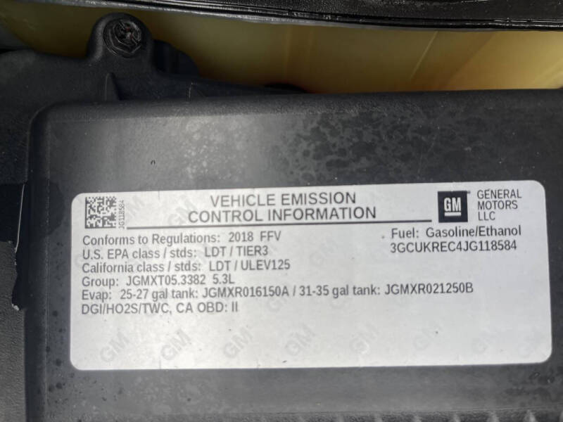 2018 Chevrolet Silverado 1500