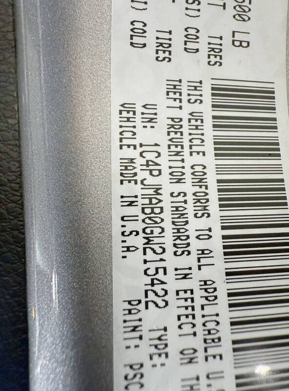 2016 Jeep Cherokee Sport