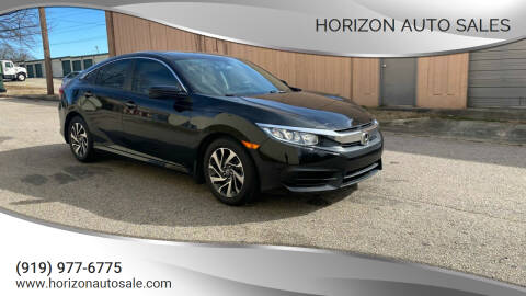 2018 Honda Civic for sale at Horizon Auto Sales in Raleigh NC