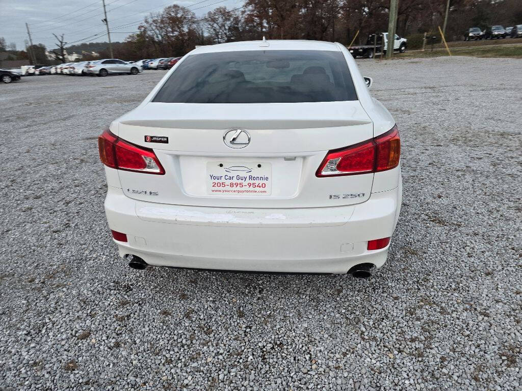 2009 Lexus IS 250 for sale at YOUR CAR GUY RONNIE in Alabaster, AL