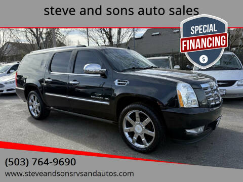 2012 Cadillac Escalade ESV for sale at steve and sons auto sales - Steve & Sons Auto Sales 2 in Portland OR