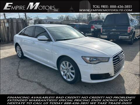 2016 Audi A6 for sale at Empire Motors LTD in Cleveland OH