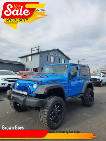2011 Jeep Wrangler for sale at Brown Boys in Yakima WA