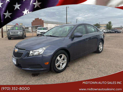 2014 Chevrolet Cruze for sale at MIDTOWN AUTO SALES INC in Greeley CO