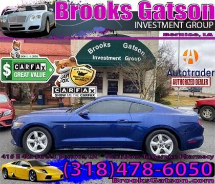 2015 Ford Mustang for sale at Brooks Gatson Investment Group in Bernice LA